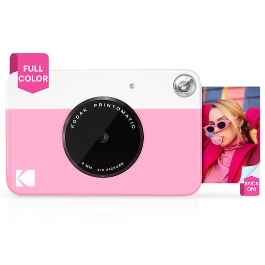 KODAK Printomatic Pink 5MP Instant Print Camera